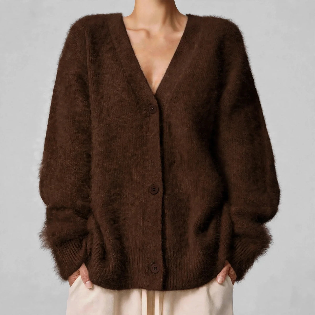 Lucy Mohair Knit Cardigan
