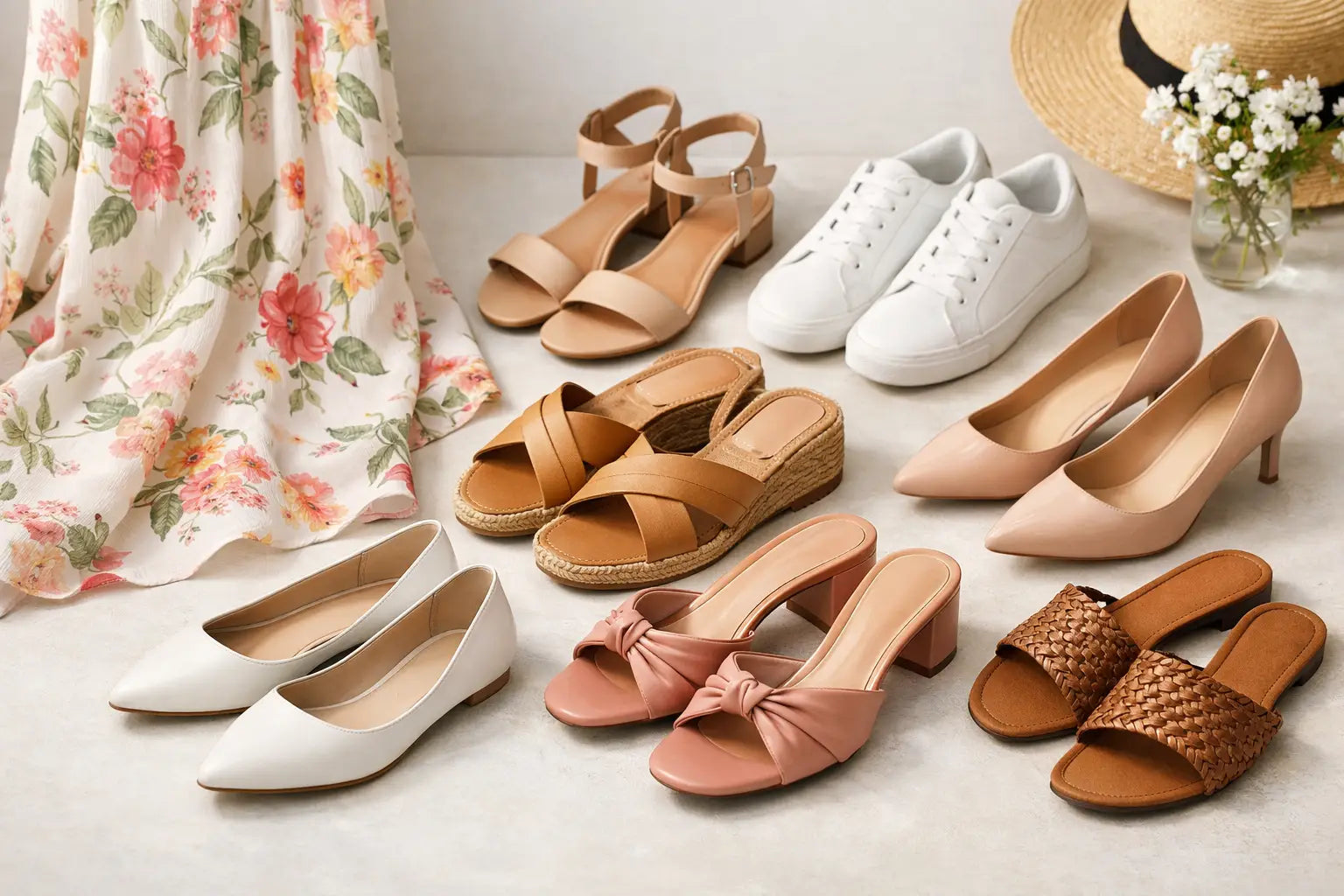 What Shoes Match Floral Dresses? 8 Easy Picks