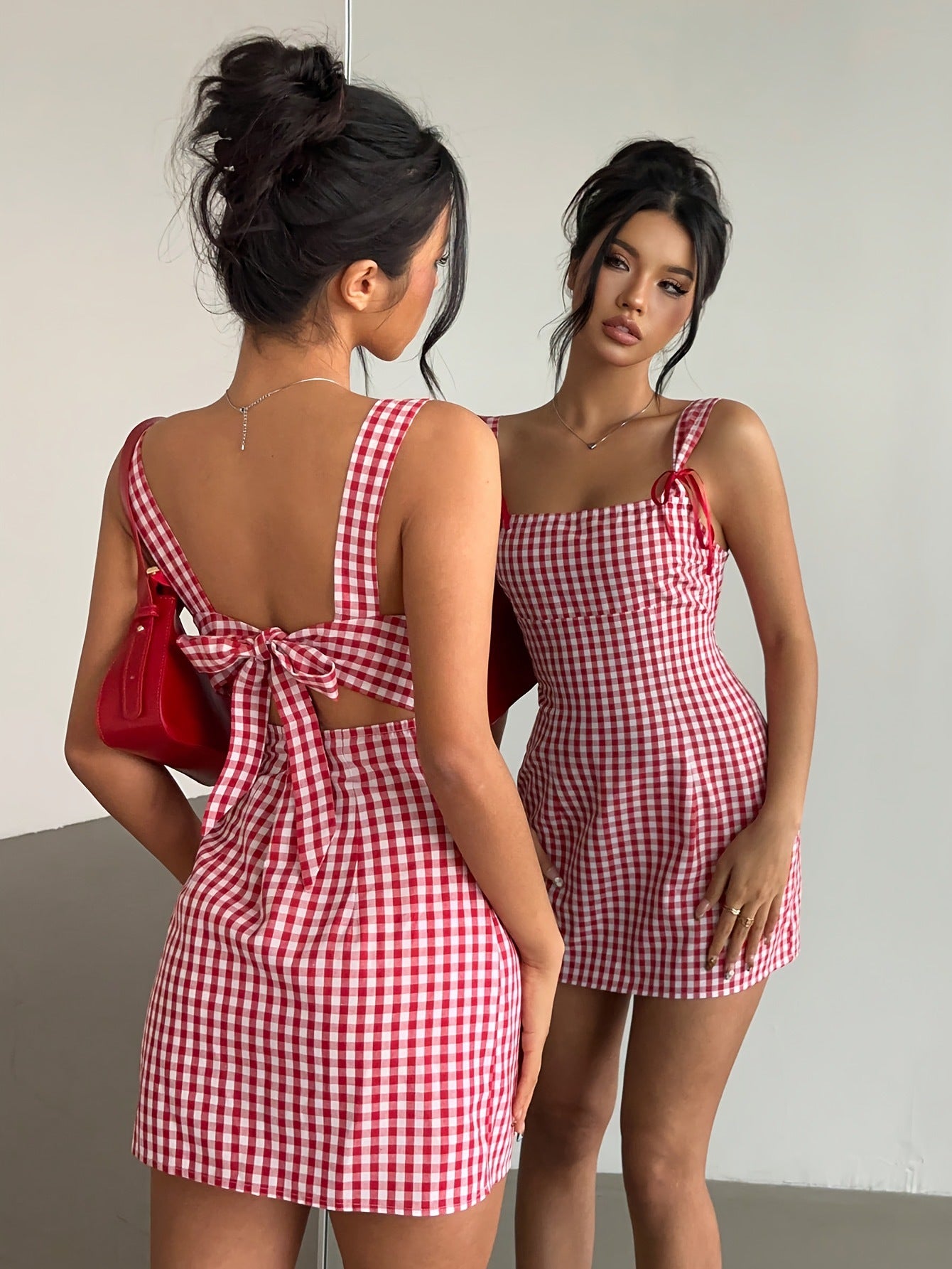 Paris Love Suspender Bow Dress
