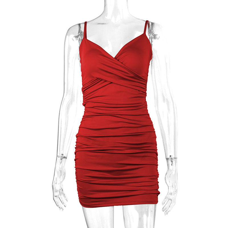 Dubai V Neck Evening Dress