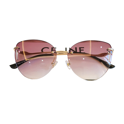 Frameless UV Protection Women Sunglasses Driving Glasses