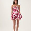 Amelia Off-Shoulder Puff Short Dress