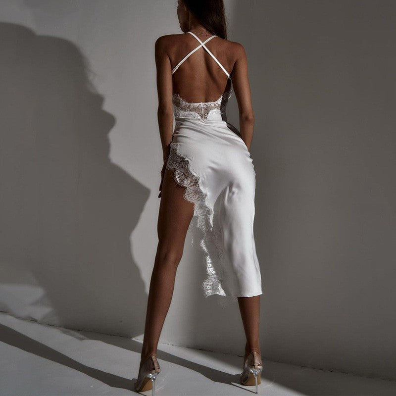 Dreamy Backless Lace Dress