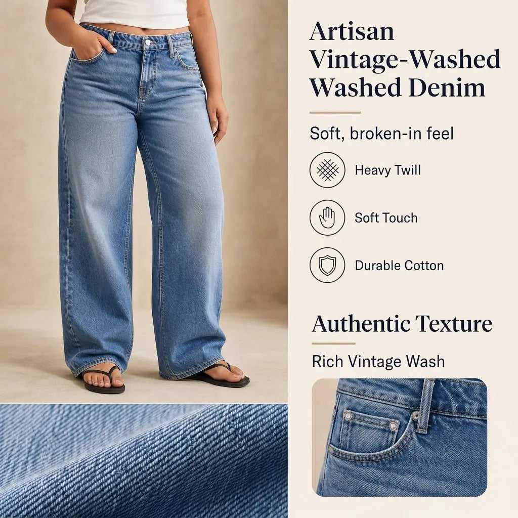Effortlessly Chic Wide-Leg Jeans