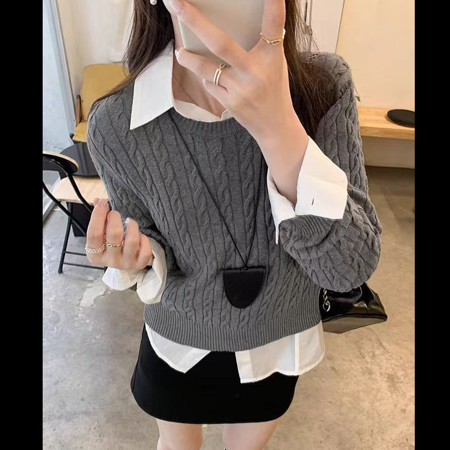 Geena Twist Knit Sweater