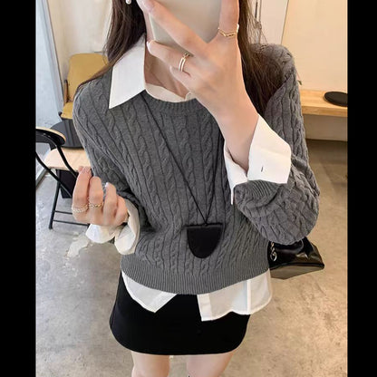 Geena Twist Knit Sweater