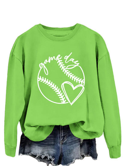 Fashion Printed Crewneck Sweater
