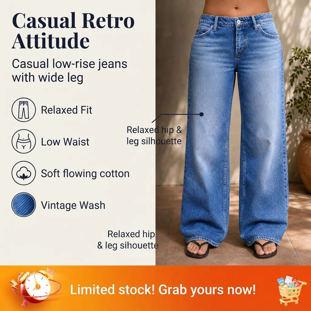 Effortlessly Chic Wide-Leg Jeans