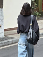 Trendy Black Cardigan Jacket for Women