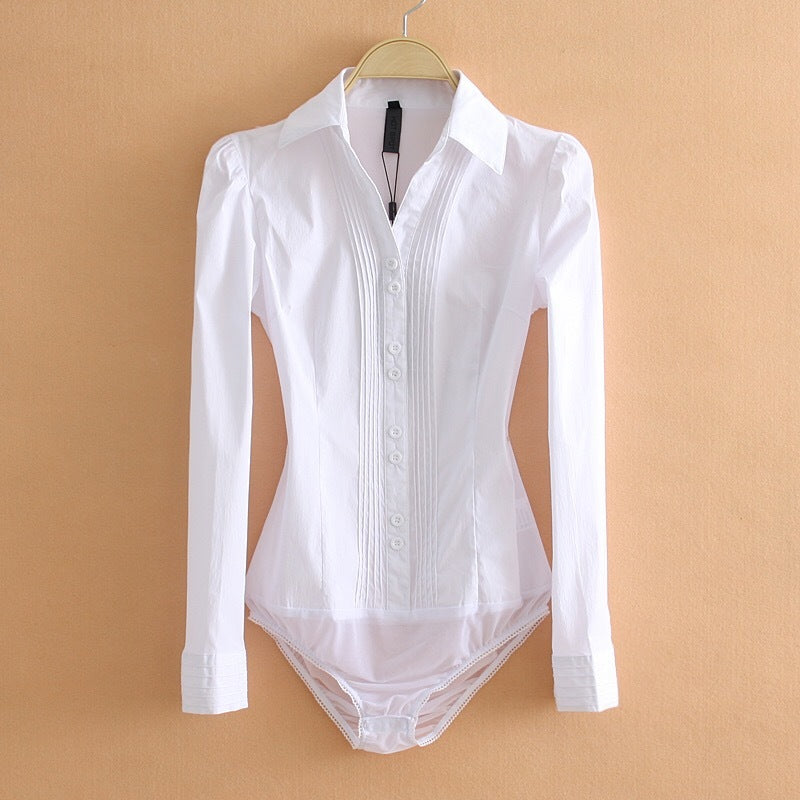 Business Collar Long-Sleeved Shirt