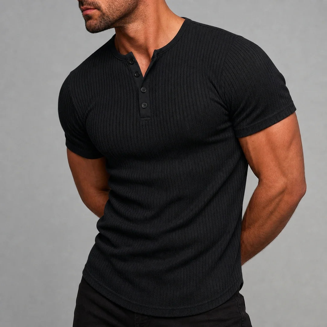 Kyle - Men's Ultra Comfortable Henley Shirt