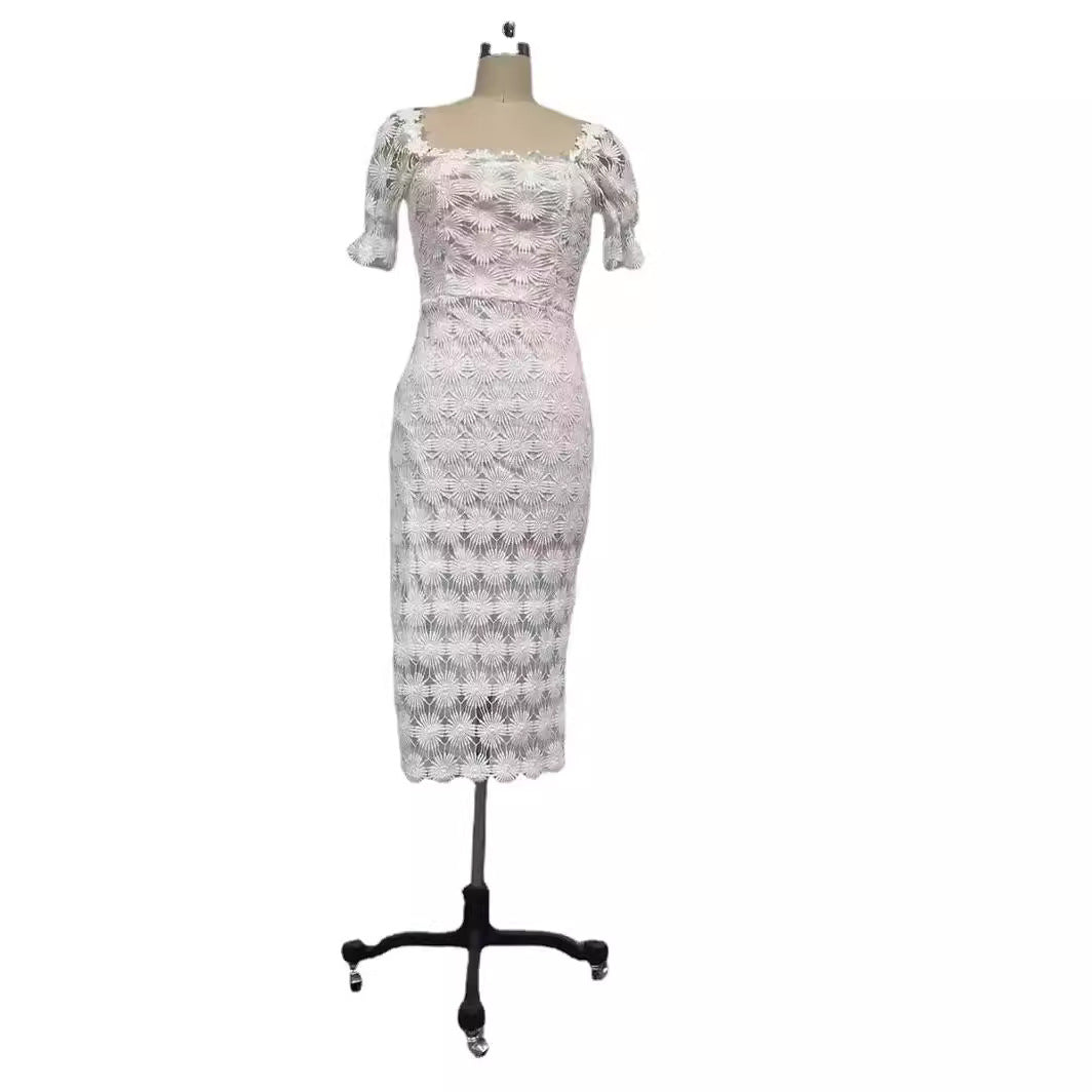 Hallie Lace Wrap Dress