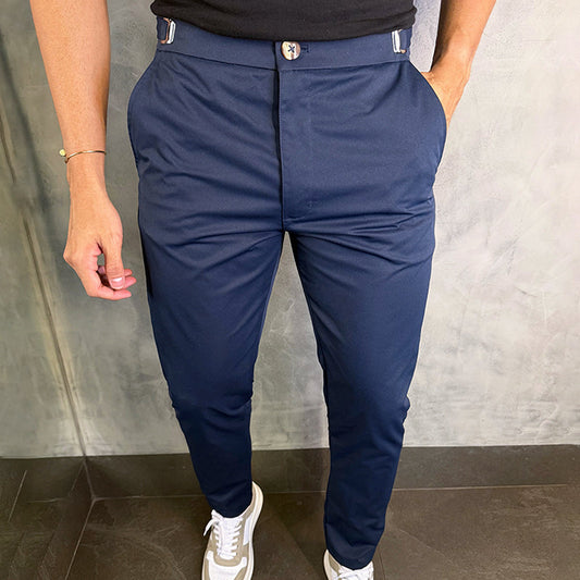 mens stretch slim fit pants