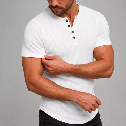 Kyle - Men's Ultra Comfortable Henley Shirt