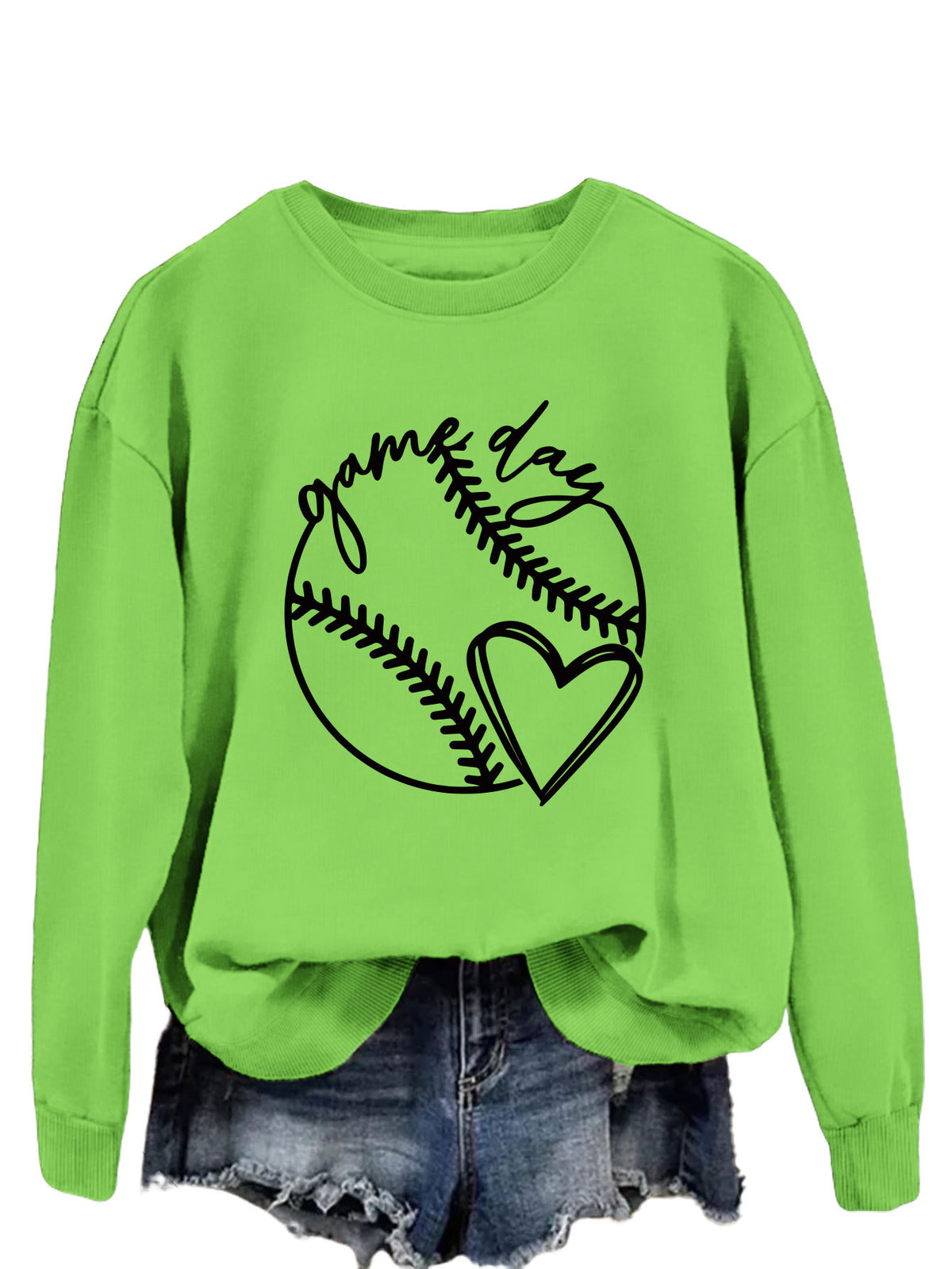 Fashion Printed Crewneck Sweater