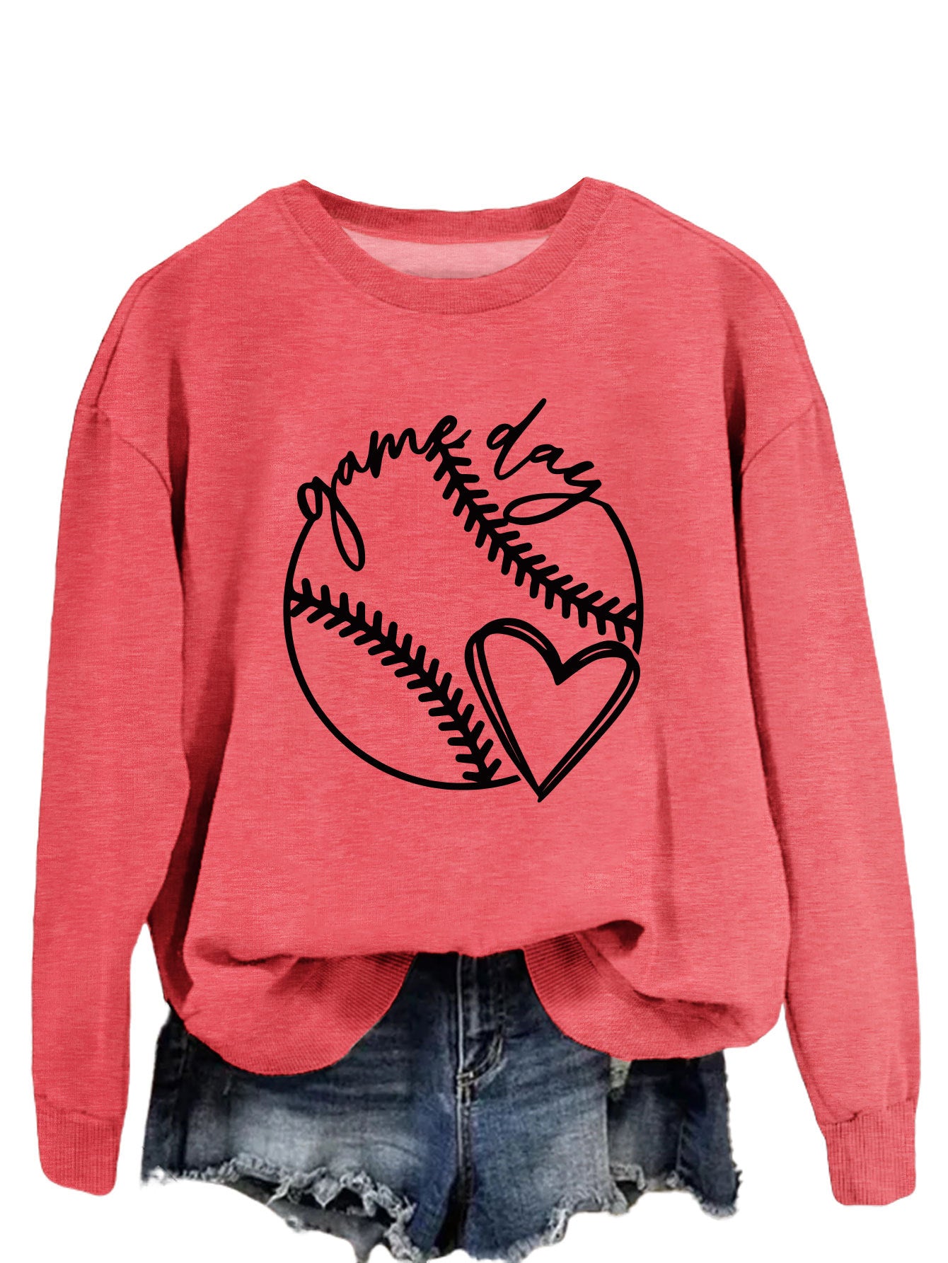 Fashion Printed Crewneck Sweater