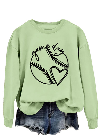 Fashion Printed Crewneck Sweater