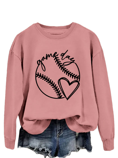 Fashion Printed Crewneck Sweater