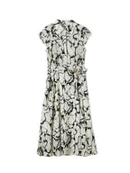 Womens Silk Floral Shirt Dress
