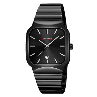 Square-shaped men's and women's watches