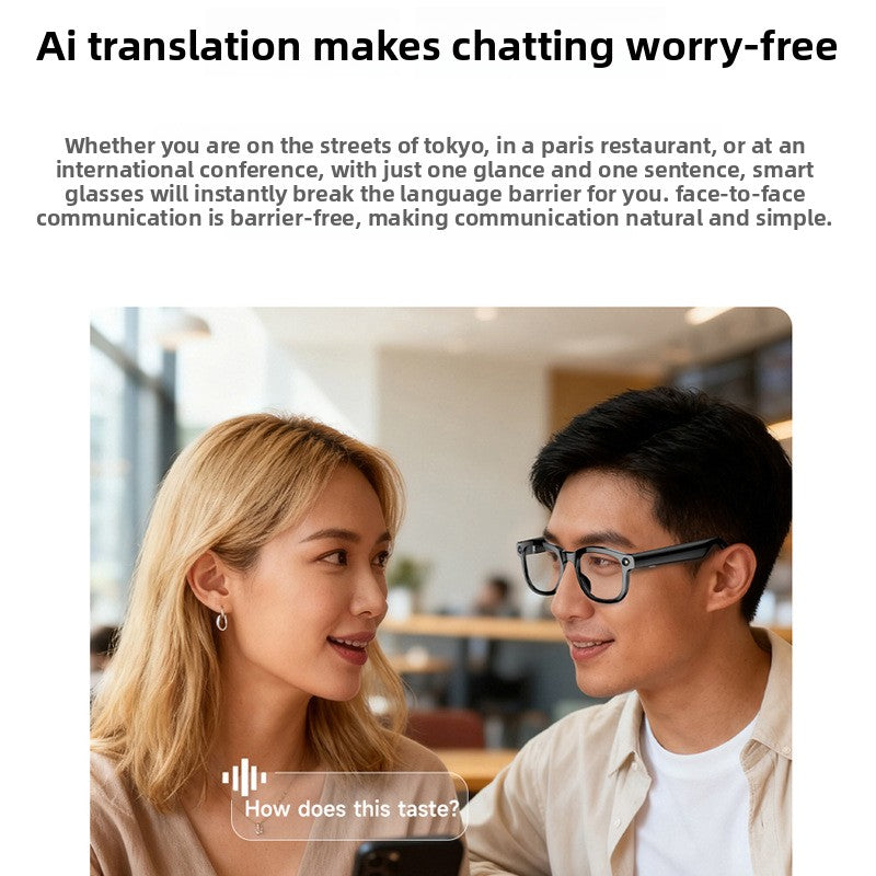 AI Smart Translation Glasses with Camera
