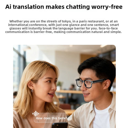 AI Smart Translation Glasses with Camera