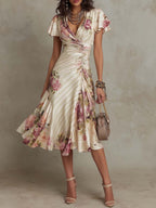 Julia Elegant Floral Dress