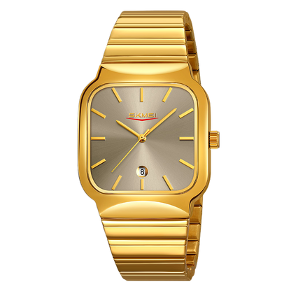 Square-shaped men's and women's watches