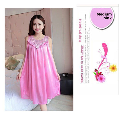 Summer ice silk pajamas