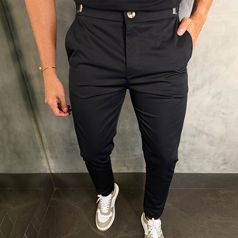 mens stretch slim fit pants