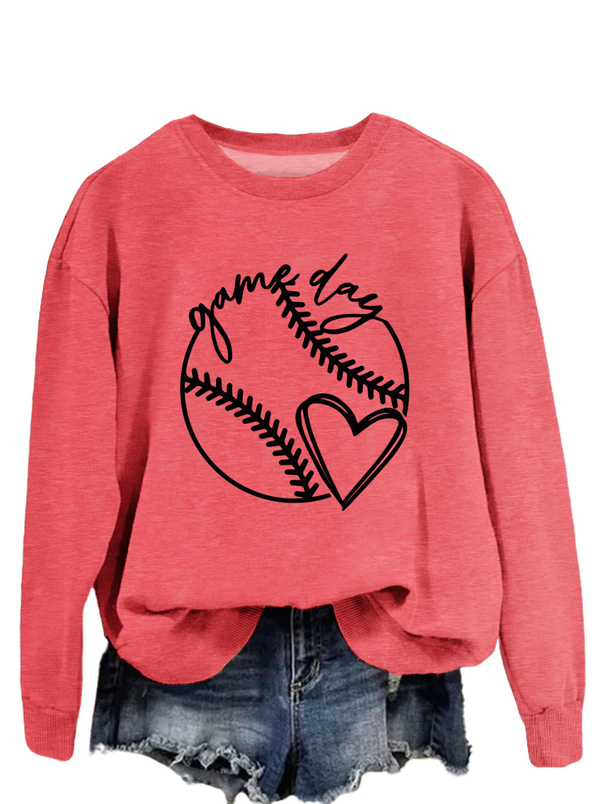 Fashion Printed Crewneck Sweater
