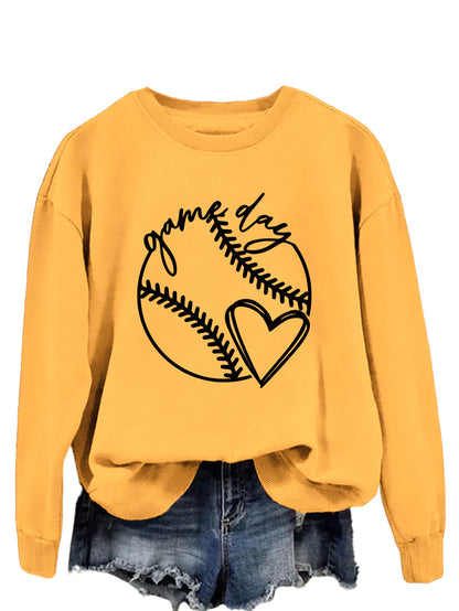 Fashion Printed Crewneck Sweater
