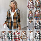 Casual Plaid Jacket for Women