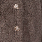 CozyGlam Oversize V-Cardigan Short