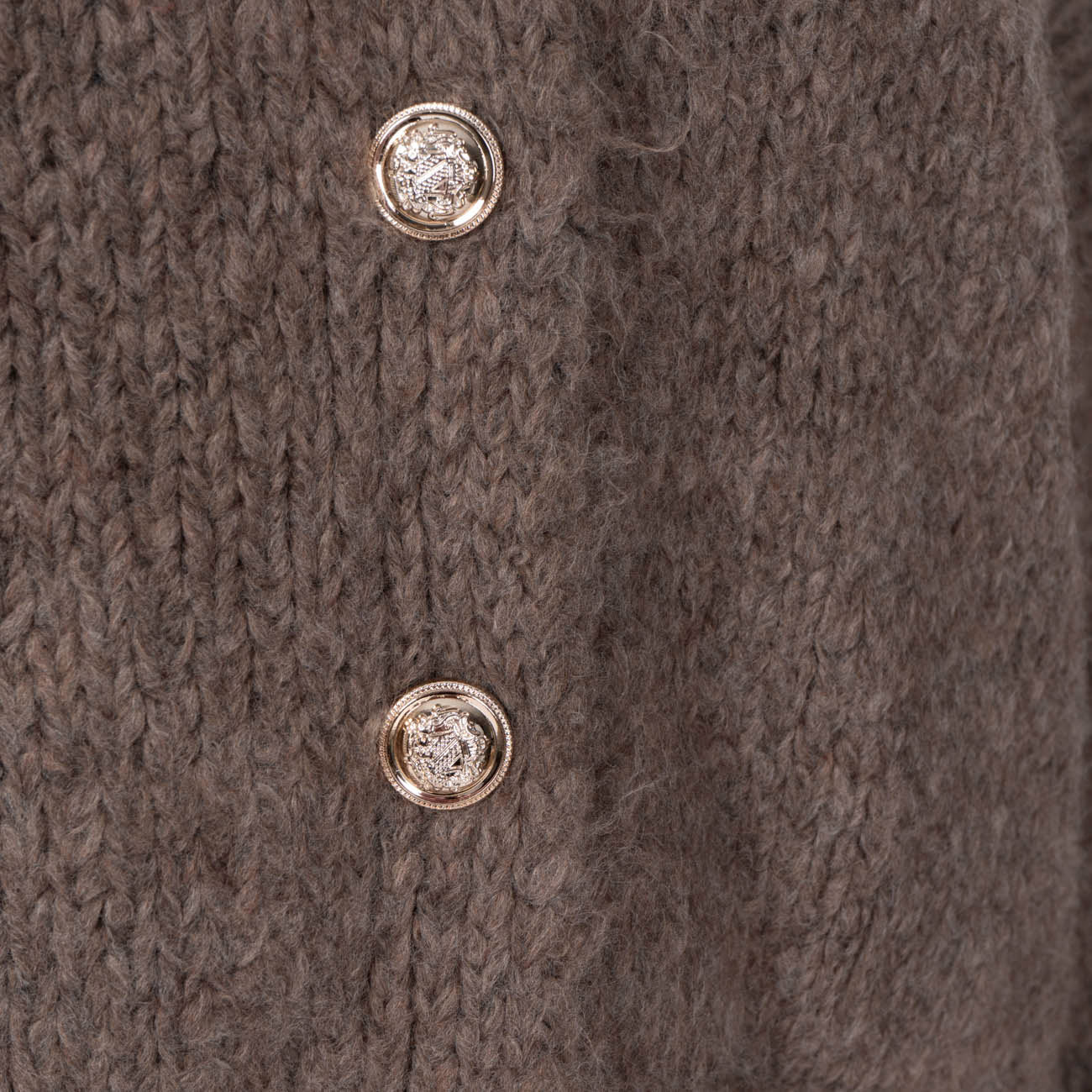 CozyGlam Oversize V-Cardigan Short