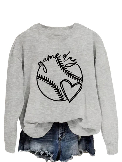 Fashion Printed Crewneck Sweater