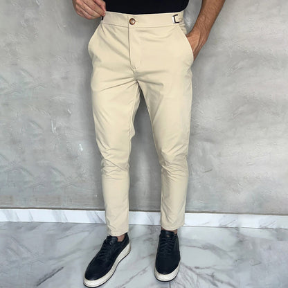 mens stretch slim fit pants