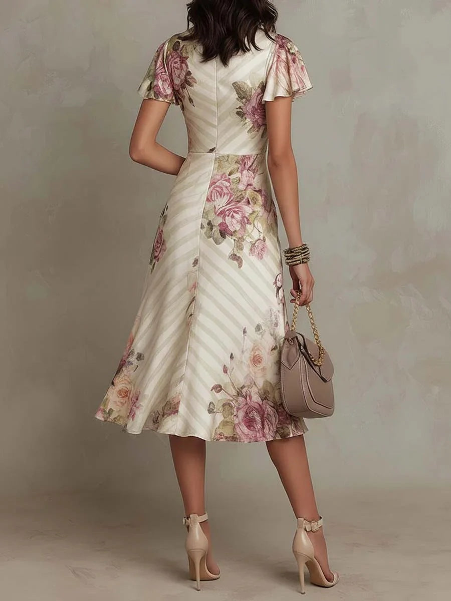 Julia Elegant Floral Dress