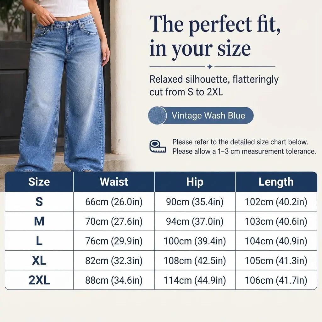 Effortlessly Chic Wide-Leg Jeans
