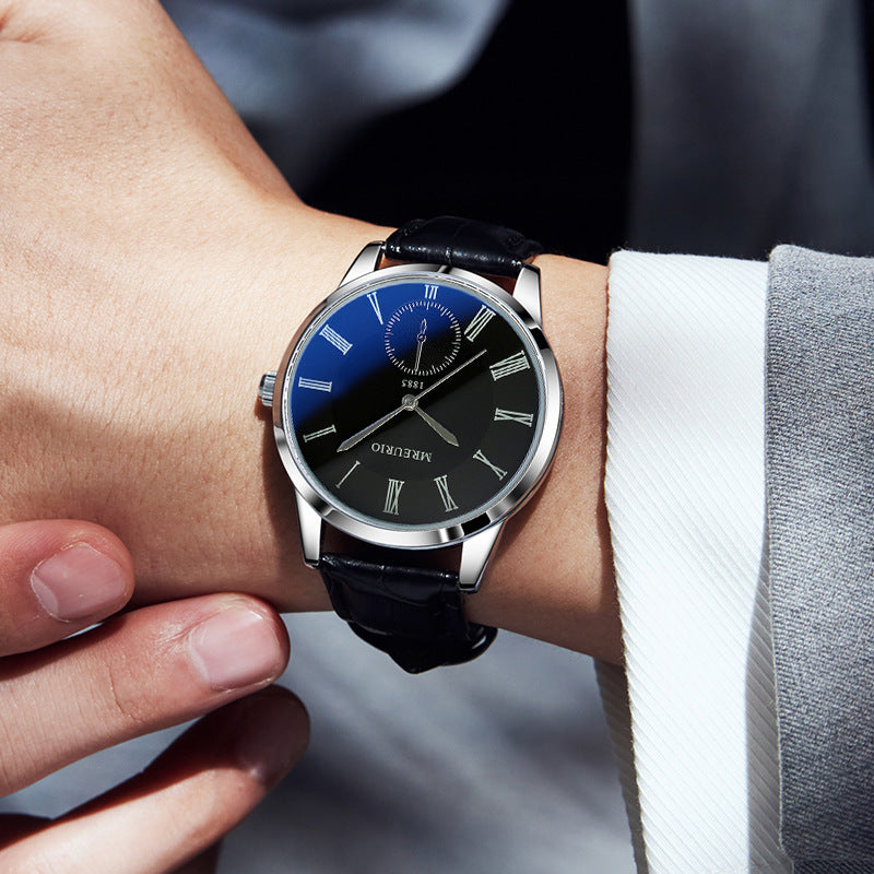 Ironclad Leather Strap Watch