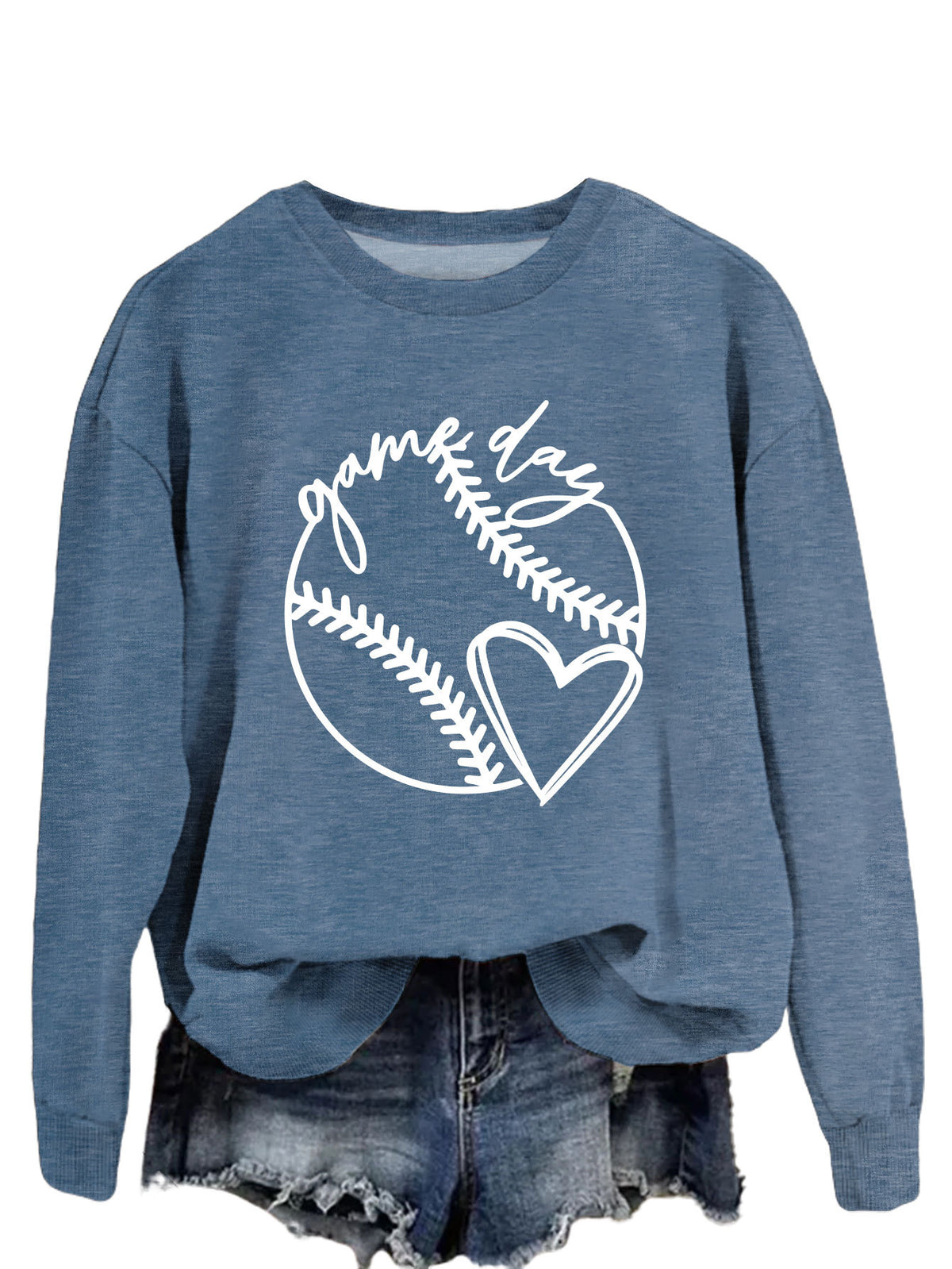 Fashion Printed Crewneck Sweater