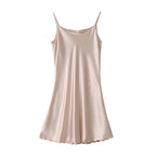 Summer ice silk halter pajamas for women