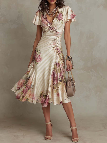 Julia Elegant Floral Dress