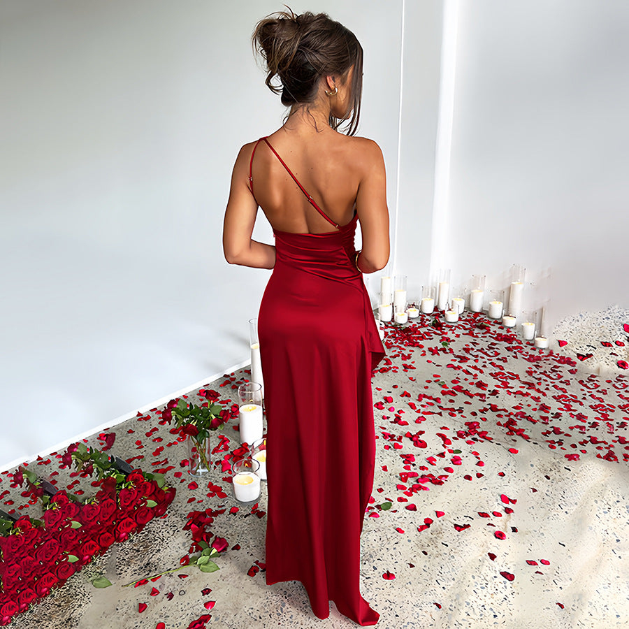 Soft Touch Slim Fit Satin Dress