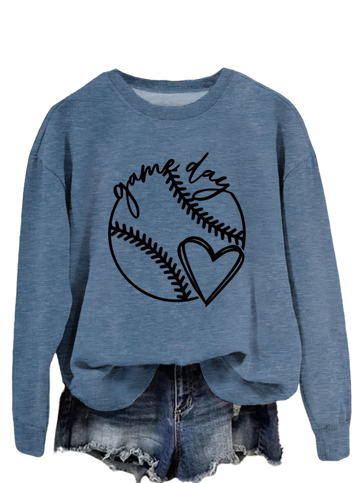 Fashion Printed Crewneck Sweater