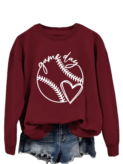 Fashion Printed Crewneck Sweater