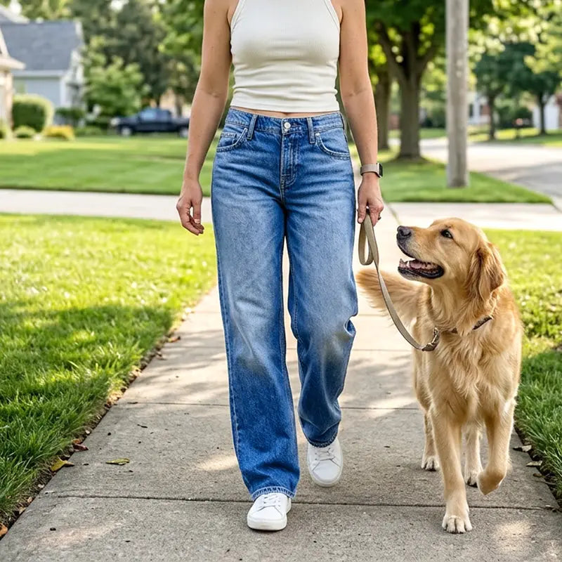 Effortlessly Chic Wide-Leg Jeans