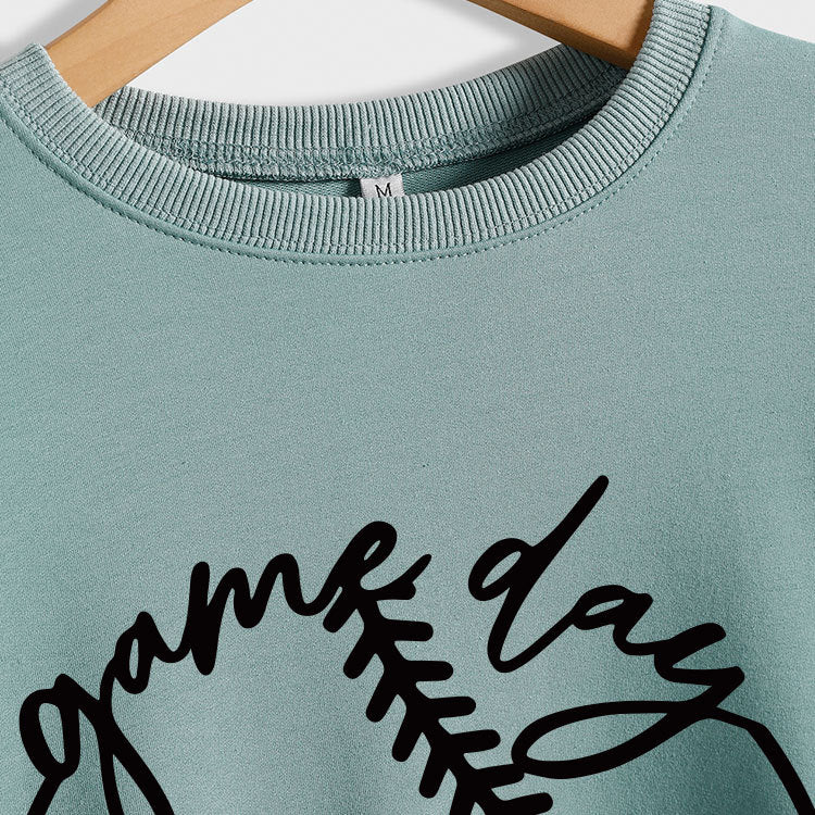 Fashion Printed Crewneck Sweater