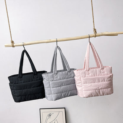 Simple tote bag for ladies with large capacity
