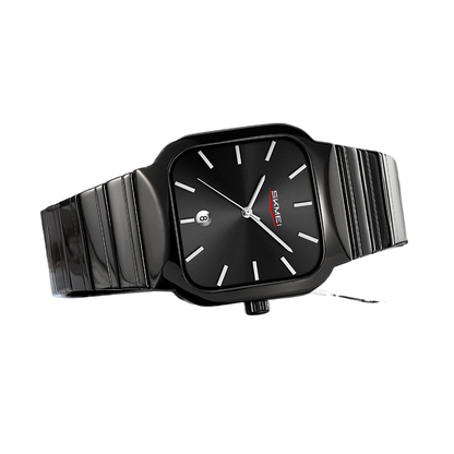 Square-shaped men's and women's watches